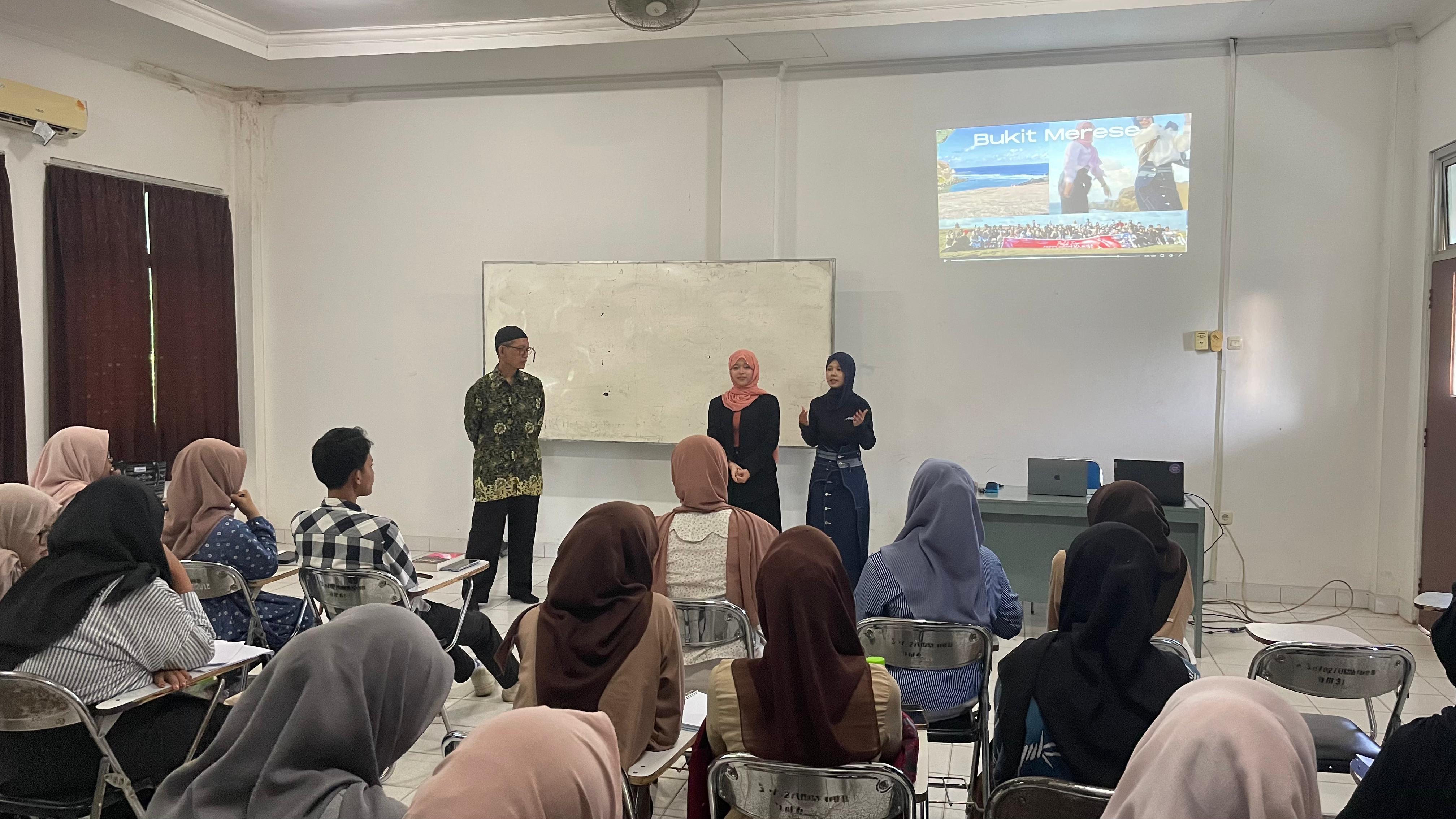 Asisten Lembaga Bahasa UM Metro Gelar Sharing Session, Motivasi Mahasiswa untuk Berprestasi di Ajang Nasional